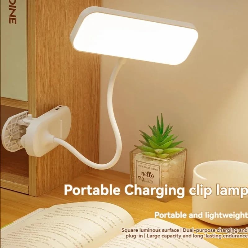 USB polnilna sponka LED nočna svetilka, dimljiva