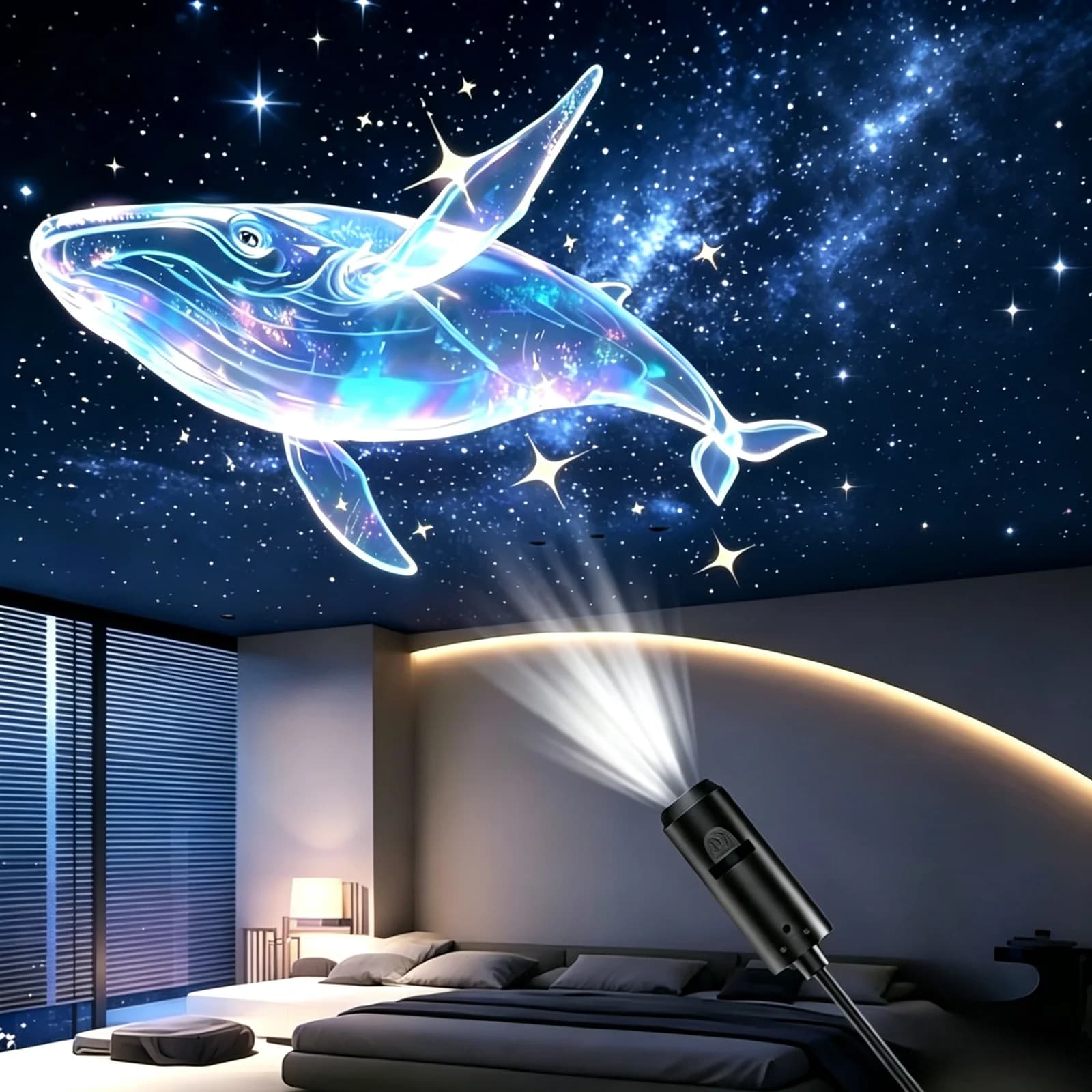 Mini projektor nočne lučke iz serije Ocean